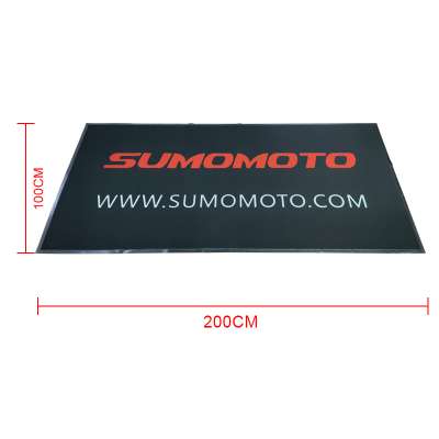 Printed Rubber Motorcycle protector Mat Carpet